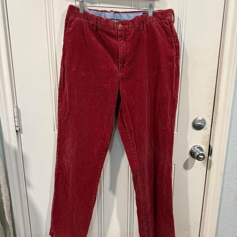 Polo-ralph-lauren Men's Red and Burgundy Trousers